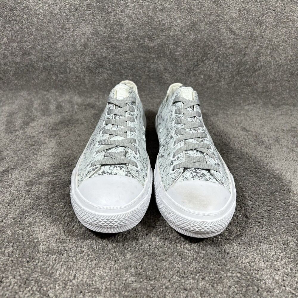 Converse Chuck Taylor II 154890C Mens Sz 11 Reflective White Silver Skate Shoes - Picture 4 of 13